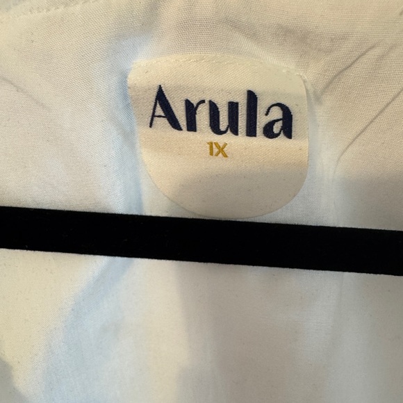 Arula Ruffle Embroidered Tie Front Tank - Picture 4 of 6